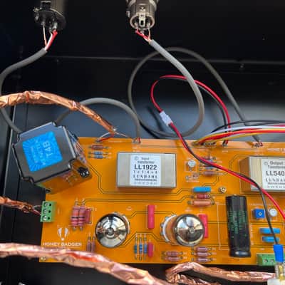 LA2A opto compressor/limiter based on HoneyBadger Audio PCB, with demo image 6