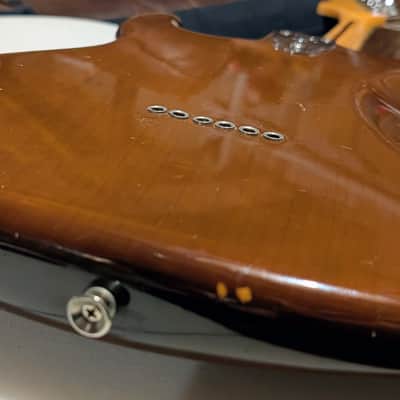 Fender Stratocaster Hardtail with 3-Bolt Neck, Maple Fretboard 1973 - 1977 - Walnut (Mocha) image 9