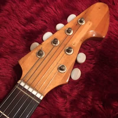c.1966 Teisco SM-2L MIJ Vintage Guitar "Tulip"  Aged White image 3