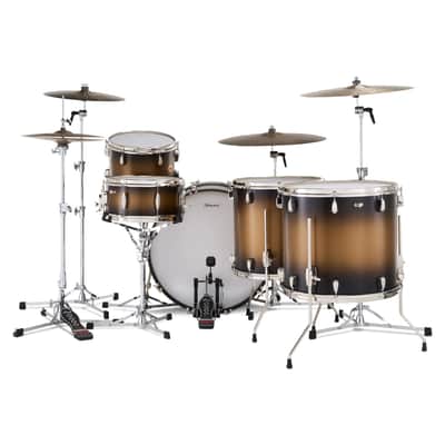 Slingerland Radio King Outfit 24-13-16-18x14in - Black and Gold image 3