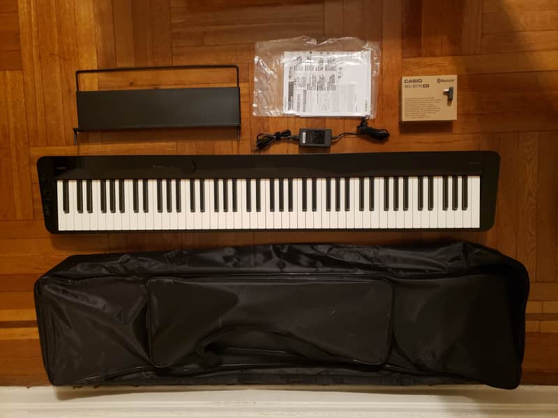 Casio PX-S3100 Privia 88-Key Digital Piano with Bluetooth Adapter, carry case and Stand image 1