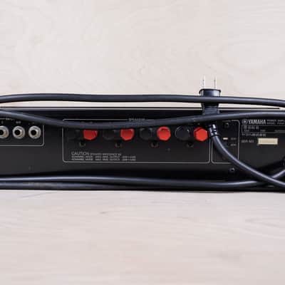 Yamaha P2040 150W Rackmount Power Amplifier Black 100V Made in Japan Yamaha NS-10 Amp image 7