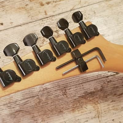 1990 Jackson Professional Fusion Pro Trans Green Made In Japan EMG Schaller Floyd Rose image 13