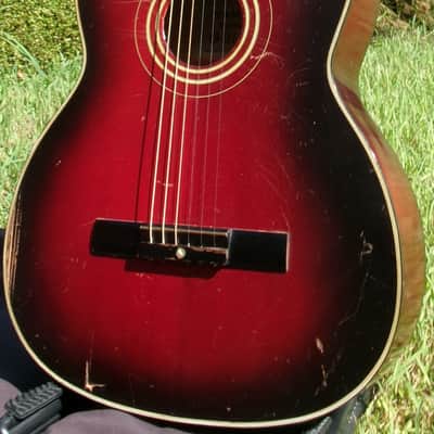 CIRCA 1963 Yamaha Nippon Gakki Dynamic Guitar No.10 Red Label image 2