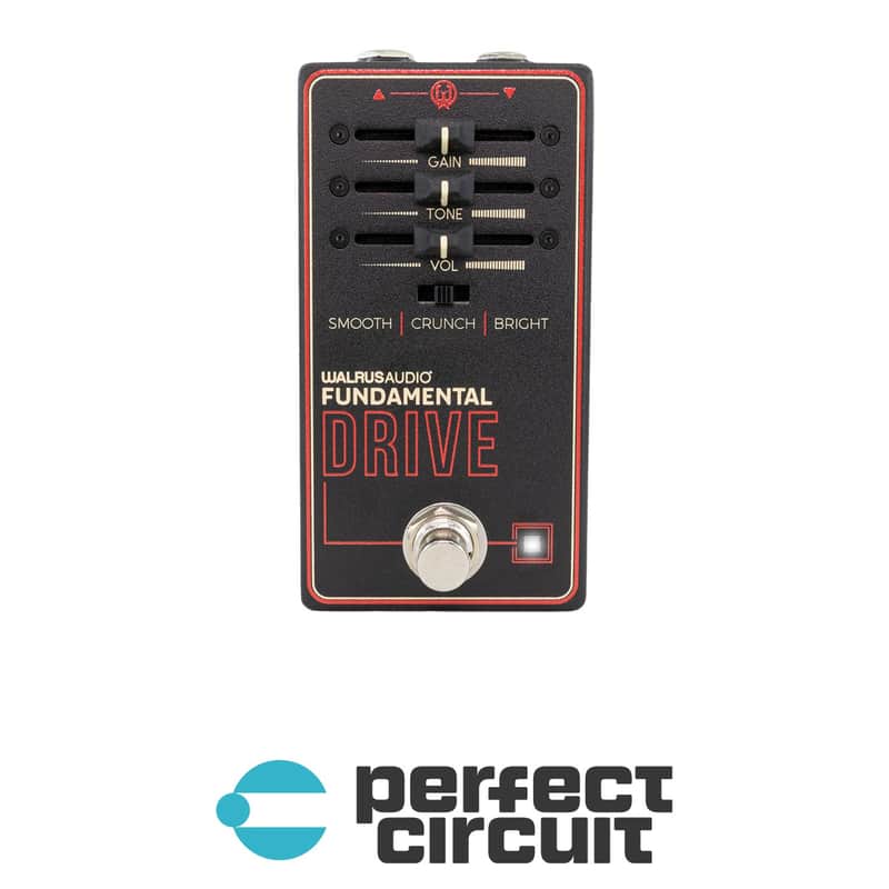 Walrus Audio Fundamental Drive Overdrive Effect Pedal image 1