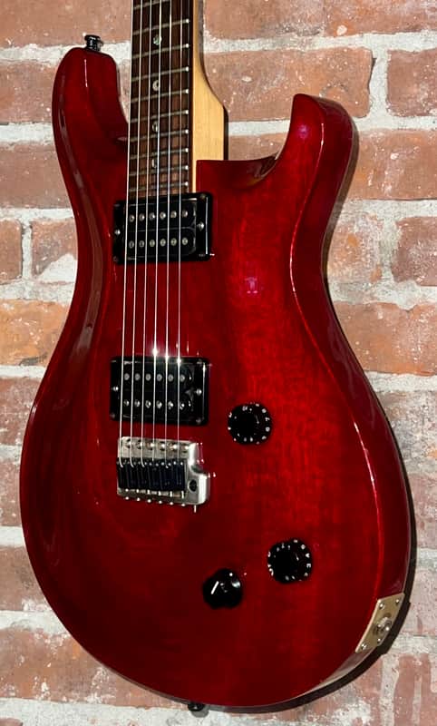 Nice 1994 PRS CE 22 Mahogany Tremolo , Vintage Cherry HSC image 1