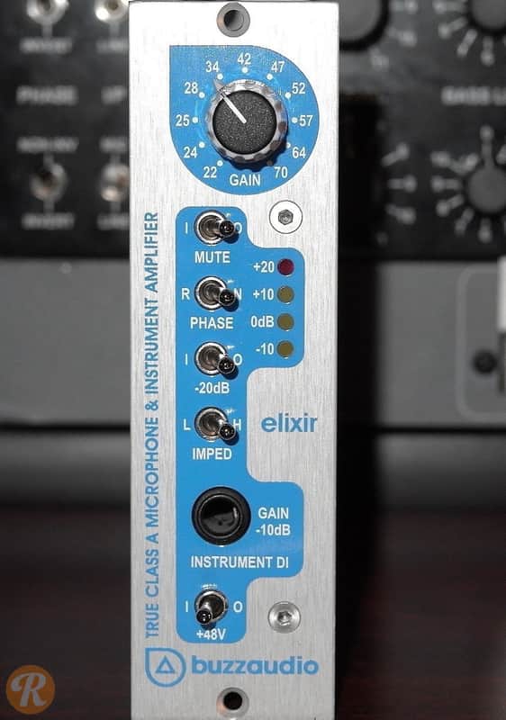 Buzz Audio Elixir 500 Series Mic Preamp (Pair) image 1