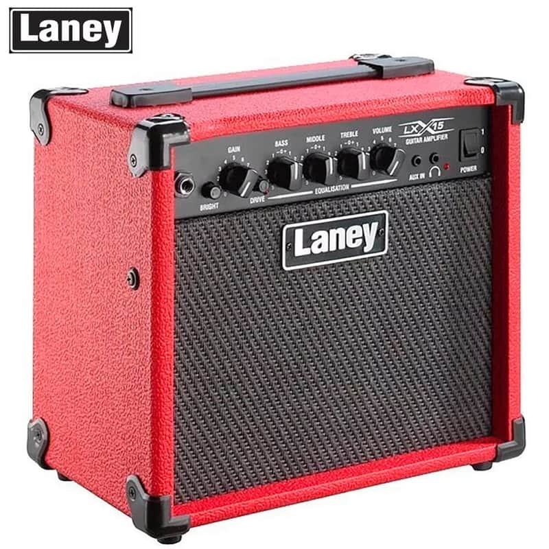 Laney LX15-RED 15-Watt RMS 5" Driver Electric Guitar Combo Amplifier image 1