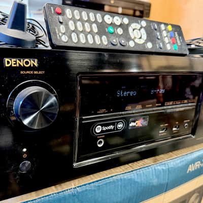 Denon AVR-X2200W 7.2 Ch 4K Ultra HD BT Atmos Receiver Remote Mic Antennas Box; Tested image 4