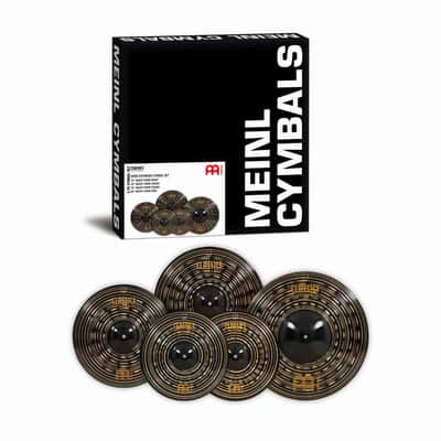 CCD-CS4 Meinl Classics Custom Dark Expanded Cymbal Set - 16/18/20 with 14" Hi Hat Cymbal Pair