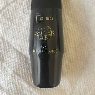 Selmer S80 C* Alto Saxophone Mouthpiece with Vintage Selmer Two-Screw Ligature and Cap image 2