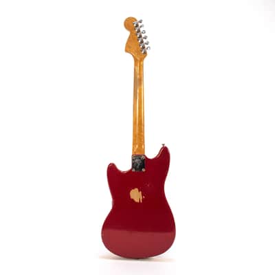 1960s Fender Mustang Dakota Red owned by Nils Lofgren image 4
