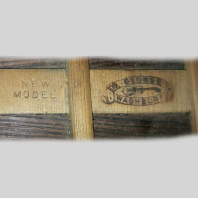 Vintage George Washburn Parlor Acoustic Guitar - ( Est: 1880-1920 ) image 12