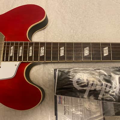 Epiphone Casino Guitar Red and Black Color 2024 image 4
