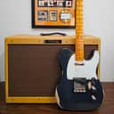 Fender Custom Shop 1952 Telecaster Heavy Relic Big U Carve Maple Neck Faded Black