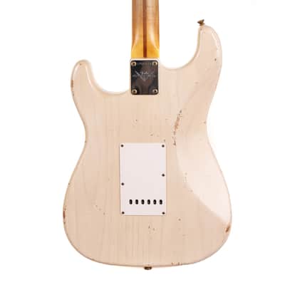 Fender Custom Shop Eric Clapton Stratocaster Journeyman Relic Masterbuilt Todd Krause Aged White Blonde image 7