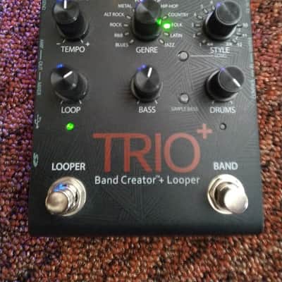 DigiTech TRIO Plus Band Creator + Looper 2010s - Black image 1