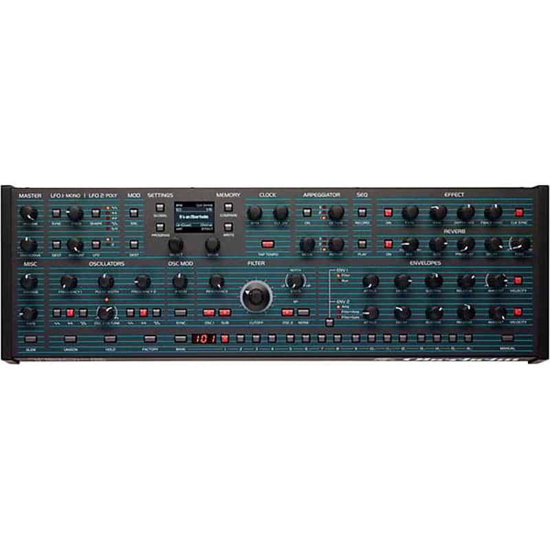 Oberheim TEO-5 Desktop Module 5-Voice Polyphonic Analog Synthesizer 20258 - Black Bild 1