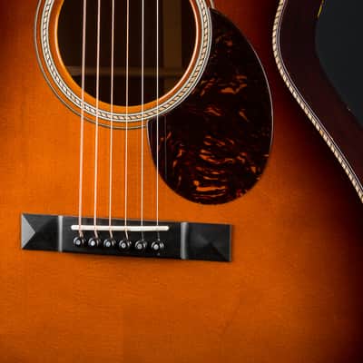 Santa Cruz H13 Custom Old Growth Mahogany and Moon Spruce Sunburst with Century Block Inlay NEW image 9