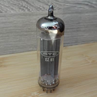 Rare  NOS  RTC EZ81 6ca4  super strong perfect balance. like Mullard , Philips for Vox AC15 AC10  Wem image 3