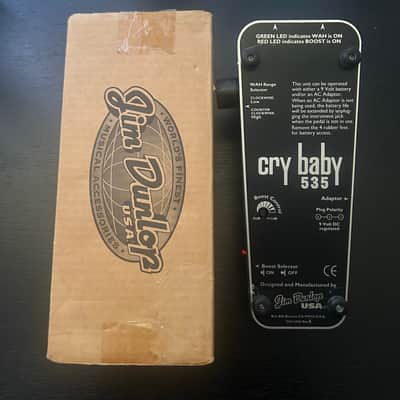 Dunlop Cry Baby BB535 Wah with Box - 1990s 535 Made in USA image 2