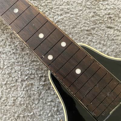 Black 8 String Mandolin Project, Spruce Top, Mahogany Body, Rosewood Fingerboard image 8