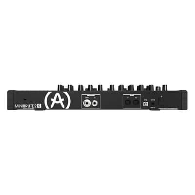 Arturia MiniBrute 2S Semi-Modular Analog Synthesizer and Step Sequencer with Steiner Parker Filter, 16 Encoders, and Basswood Body (Black) image 3