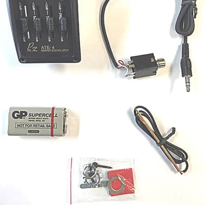 Artec ATE-4 pg-824 PRE AMP EQ SYSTEM AND PIEZO PICKUP FOR ACOUSTIC GUITAR image 2