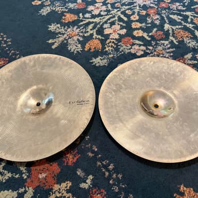 Sabian 14" HHX Evolution Hi-Hat Cymbals Dave Weckl image 8