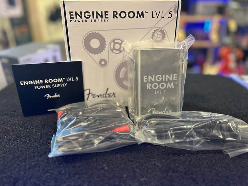 Fender Effects Engine Room LVL 5 Power Supply w/Cables & Manual image 1