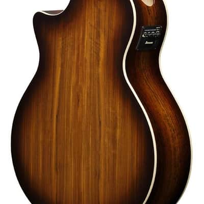 Ibanez AE160 VMS Acoustic Electric Guitar. Vintage Mahogany Sunburst image 6