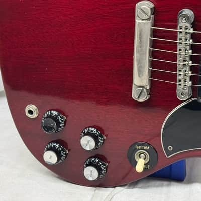 Gibson SG-62 sg62 '62 1962 SG Standard Reissue Guitar with Case 1987 - non-orig tuners/pickups image 5