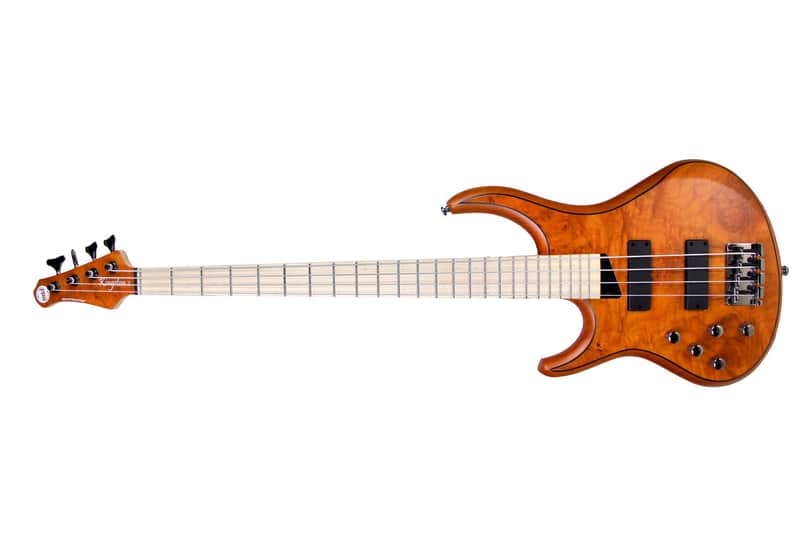 MTD Kingston Z-4 (V2), LEFTY Satin Amber with Maple *IN STOCK* image 1