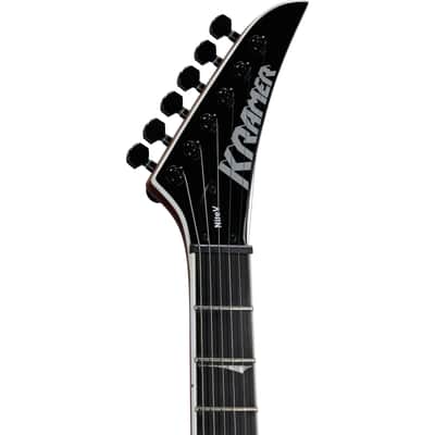 Kramer Nite-V Electric Guitar, (with Gig Bag), Crimson Red Metallic image 4
