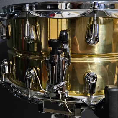 Yamaha SD4470 Nouveau 14x7" Brass Snare Drum image 3