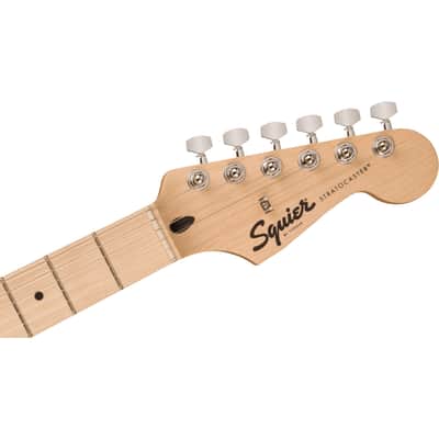 Squier Sonic Stratocaster HSS MN Tahitian Coral - Electric Guitar image 5
