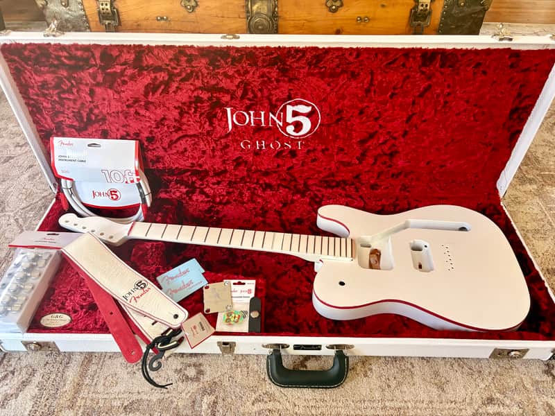 Fender John 5 Signature Ghost Telecaster 2023 White Project