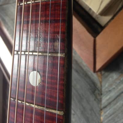 Silvertone 658 Archtop Acoustic 1966 Back And White image 8