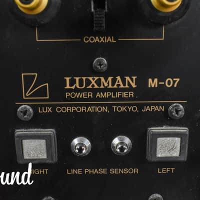 Luxman M-07 Power Amplifier in Very Good Condition image 21