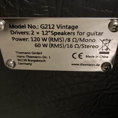 Harley Benton G212 Vintage - Celestion Equipped Bild 3