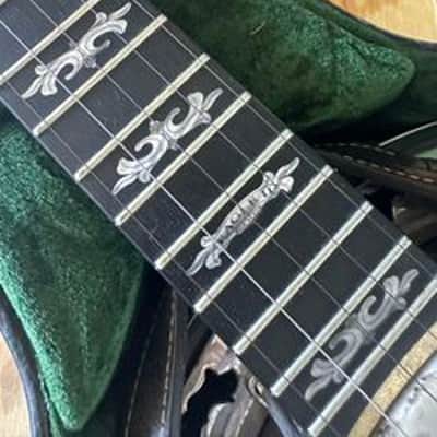 Deering Eagle II 5-String Banjo 2012- w Kavanjo Pickup and custom painted head image 4