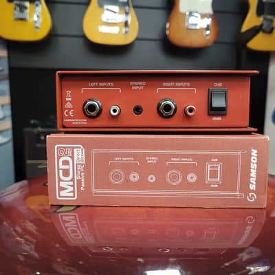 Samson MCD2 Pro S-Max Series Stereo Passive PC Direct Box 2010s - Red image 2