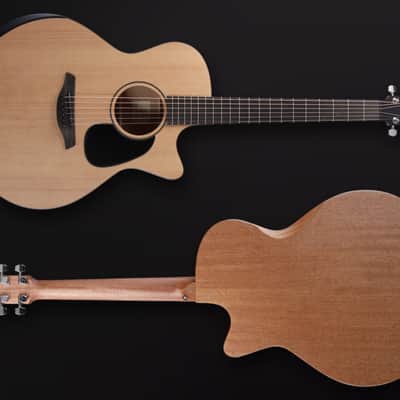 2025 NEW NECK Furch Violet Deluxe D-EM a Engelmann Spruce / African Mahogany with Case CNR SYSTEM ACTIVE image 4