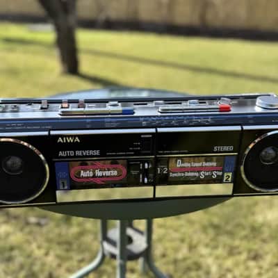 Aiwa CS-W660 Rare Vintage Cassette Deck Boombox Retro Japan Serviced Warranty image 2