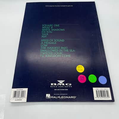 Coldplay - X & Y Paperback Guitar Tab Book image 2