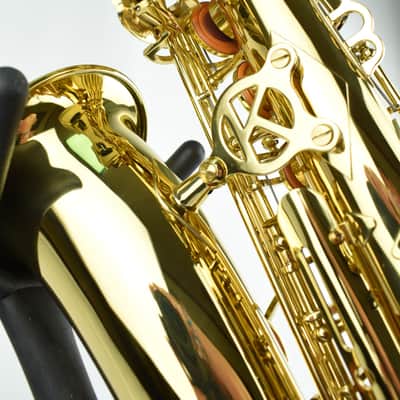 King LE-300 Alto Saxophone USA Made Student Alto High F# w/ Case image 9