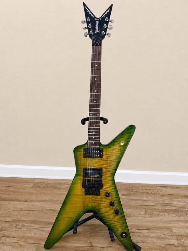 Washburn Dime 333 Dime Slime Dimebag Darrell Signature Series – Rare – Includes Hardshell Case image 1