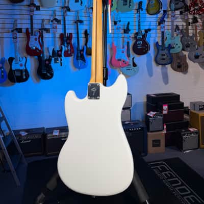 Fender Player II Mustang Bass PJ - Polar White with Maple Fingerboard, Free Plek! 463 image 10