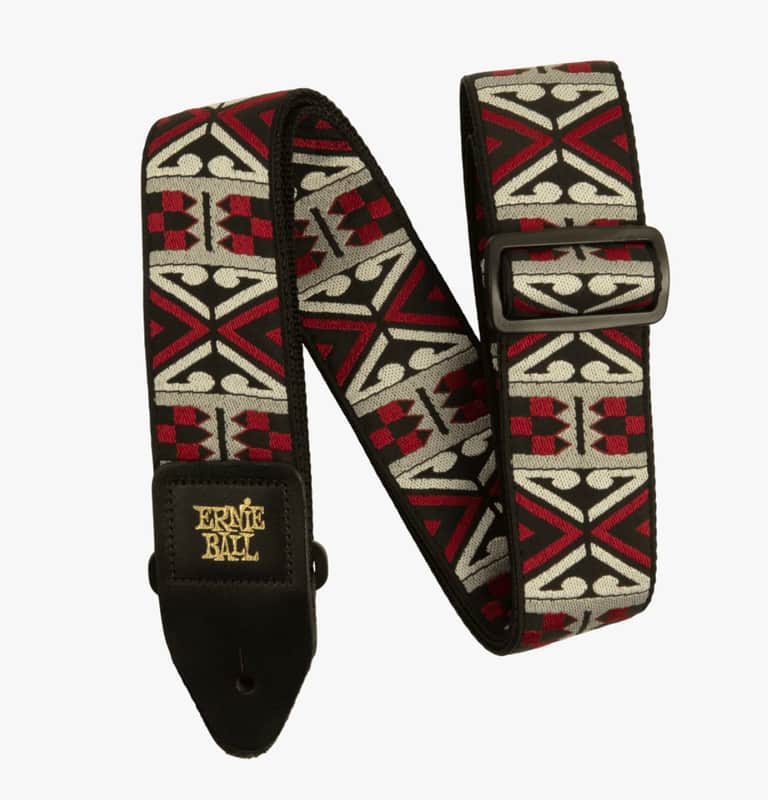 Ernie Ball Classic Jacquard Guitar Strap/Bass Strap - Primal Red image 1