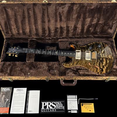 2018 Paul Reed Smith PRS Custom 24 Semi-Hollow Quilted 10 Top Wood Library ~ Trampas Green image 13